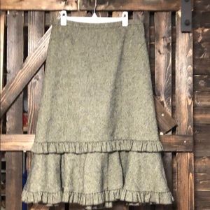 LOFT wool blend skirt